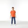 Gildan Unisex-Child Gildan Youth Heavy Cotton T-Shirt, Style G5000b, 2-Pack(Orange)