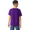 Gildan Unisex-Child Gildan Youth Heavy Cotton T-Shirt, Style G5000b, 2-Pack(Purple)