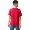 Gildan Unisex-Child Gildan Youth Heavy Cotton T-Shirt, Style G5000b, 2-Pack(Red)