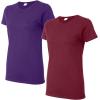 Gildan Women’s Heavy Cotton T-Shirt, Style G5000L, 2-Pack((1) Purple + (1) Maroon)