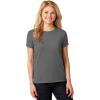 Gildan Women’s Heavy Cotton T-Shirt, Style G5000L, 2-Pack(Charcoal-red)