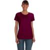 Gildan Women’s Heavy Cotton T-Shirt, Style G5000L, 2-Pack(Maroon-sapphire)