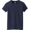 Gildan Women’s Heavy Cotton T-Shirt, Style G5000L, 2-Pack(Navy-sapphire)