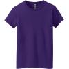 Gildan Women’s Heavy Cotton T-Shirt, Style G5000L, 2-Pack(Purple-black)