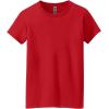 Gildan Women’s Heavy Cotton T-Shirt, Style G5000L, 2-Pack(Red)