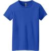 Gildan Women’s Heavy Cotton T-Shirt, Style G5000L, 2-Pack(Royal)