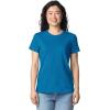 Gildan Womens Softstyle Cotton T-Shirt, Style G64000l, Multipack(Antique Sapphire (2-pack))