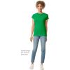 Gildan Womens Softstyle Cotton T-Shirt, Style G64000l, Multipack(Irish Green (2-pack))