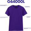 Gildan Womens Softstyle Cotton T-Shirt, Style G64000l, Multipack(Navy (2-pack))