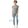 Gildan Womens Softstyle Cotton T-Shirt, Style G64000l, Multipack(Ring Spun Sport Grey (12-pack))