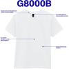 Gildan Youth DryBlend T-Shirt, Style G8000B, 2-Pack(White)