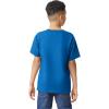 Gildan Youth Heavy Cotton T-Shirt, Style G5000B, 2-Pack(Royal)