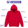 Gildan Youth Hoodie Sweatshirt, Style G18500B(Royal)
