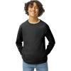 Gildan Youth Ultra Cotton Long Sleeve T-Shirt, Style G2400B, 2-Pack(Black)