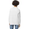 Gildan Youth Ultra Cotton Long Sleeve T-Shirt, Style G2400B, 2-Pack(White)
