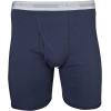 Gildan mens Underwear Boxer Briefs, Multipack(Navy/Heather Navy/Sport Grey/Dot/Navy (5-pack  Classic Length))