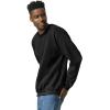 Gildan unisex-adult Fleece Crewneck Sweatshirt, Style G18000, Multipack(Black (1-pack))