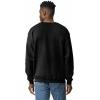 Gildan unisex-adult Fleece Crewneck Sweatshirt, Style G18000, Multipack(Black (36-pack))