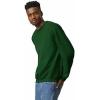 Gildan unisex-adult Fleece Crewneck Sweatshirt, Style G18000, Multipack(Forest Green (1-pack))