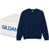 Gildan unisex-adult Fleece Crewneck Sweatshirt, Style G18000, Multipack(Navy (36-pack))