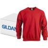 Gildan unisex-adult Fleece Crewneck Sweatshirt, Style G18000, Multipack(Red (36-pack))