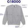 Gildan unisex-adult Fleece Crewneck Sweatshirt, Style G18000, Multipack(Sand (1-pack))