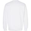 Gildan unisex-adult Fleece Crewneck Sweatshirt, Style G18000, Multipack(White)