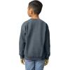 Gildan unisex-child Fleece Crewneck Sweatshirt, Style G18000b(Dark Heather)