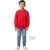 Gildan unisex-child Fleece Crewneck Sweatshirt, Style G18000b(Red)