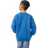 Gildan unisex-child Fleece Crewneck Sweatshirt, Style G18000b(Royal)