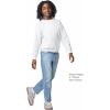 Gildan unisex-child Fleece Crewneck Sweatshirt, Style G18000b(White)
