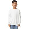 Gildan unisex-child Fleece Crewneck Sweatshirt, Style G18000b(White)