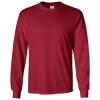 Cotton 6 oz. Long-Sleeve T-Shirt (G240)(Cardinal Red)