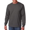 Cotton 6 oz. Long-Sleeve T-Shirt (G240)(Charcoal)