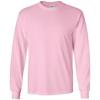 Cotton 6 oz. Long-Sleeve T-Shirt (G240)(Light Pink)