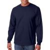 Cotton 6 oz. Long-Sleeve T-Shirt (G240)(Navy)