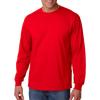 Cotton 6 oz. Long-Sleeve T-Shirt (G240)(Red)