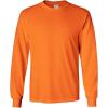 Cotton 6 oz. Long-Sleeve T-Shirt (G240)(Safety Orange)