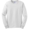 Cotton 6 oz. Long-Sleeve T-Shirt (G240)(White)