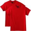 Gildan Adult DryBlend T-Shirt, Style G8000, Multipack,(Red (2-pack))