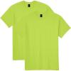 Gildan Adult DryBlend T-Shirt, Style G8000, Multipack,(Safety Green (2-pack))