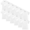 Gildan Adult DryBlend T-Shirt, Style G8000, Multipack,(White (12-pack))