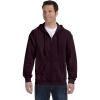 Gildan Adult Fleece Quarter-Zip Cadet Collar Sweatshirt, Style G18800(Dark Chocolate)