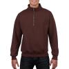 Gildan Adult Fleece Quarter-Zip Cadet Collar Sweatshirt, Style G18800(Russet)