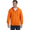 Gildan Adult Fleece Zip Hoodie Sweatshirt, Style G18600, Multipack(S. Orange)