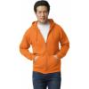 Gildan Adult Fleece Zip Hoodie Sweatshirt, Style G18600, Multipack(Safety Orange (1-pack))