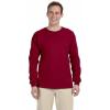 Gildan Adult Heavy Cotton Long Sleeve T-Shirt, Style G5400, 2-Pack(Cardinal Red)