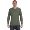 Gildan Adult Heavy Cotton Long Sleeve T-Shirt, Style G5400, 2-Pack(Military Green)