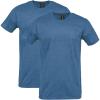 Gildan Adult Softstyle Cotton T-Shirt, Style G64000, Multipack(Heather Indigo (2-pack))