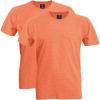 Gildan Adult Softstyle Cotton T-Shirt, Style G64000, Multipack(Heather Orange (2-pack))